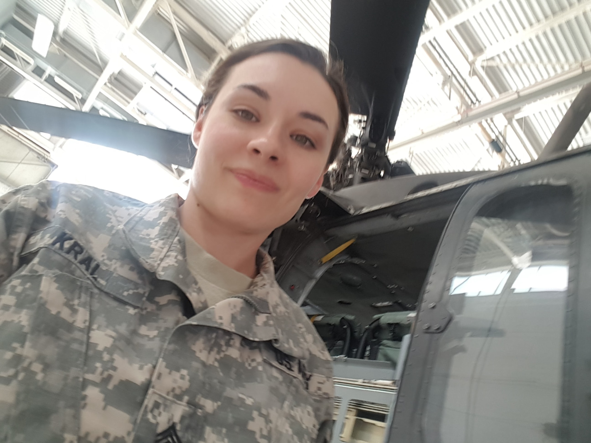 army, hangar portrait